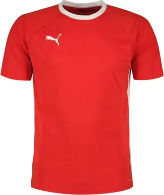 Produktbild von Puma Teamliga Kurzarm-t-shirt Rot M Herren Rot M