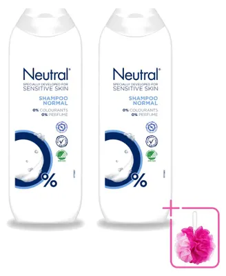 Immagine prodotto di 2 flaconi di shampoo delicato per pelli sensibili - 250 ml ciascuno - confezione  - 2 pezzi
