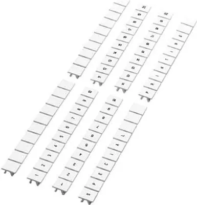 Produktbild von Phoenix Contact Zackband, 10-teilig, längs bedruckt, mit den fortlaufenden Zahlen: 41 ... 50, weiß, 10 Stk.