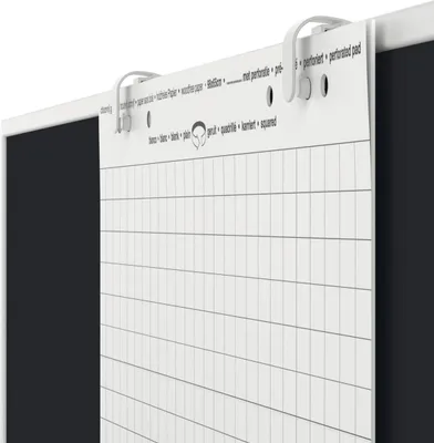 Produktbild von Magnetoplan 11112200 Flipchartpapier-Halter, weiß