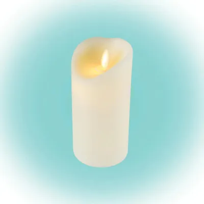 Obrázok produktu pre LED vosková sviečka s plameňovým efektom, 1 žltá LED