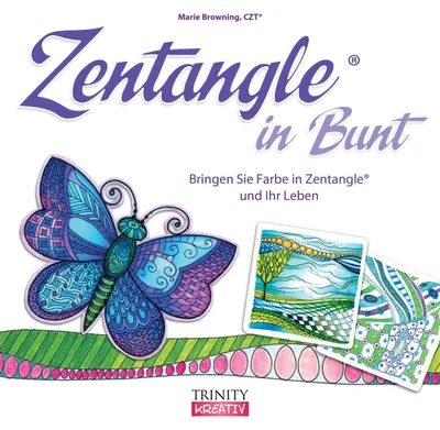 Produktbild von Zentangle® Kreativbuch: Farbideen für Wasserfarbe, Buntstifte und Gelstifte