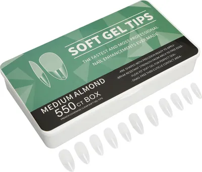 Image de Faux ongles longs transparents,Faux ongles longs,Faux ongles givrés transparents,Faux ongles demi givrés,Faux ongles transparents,Faux ongles