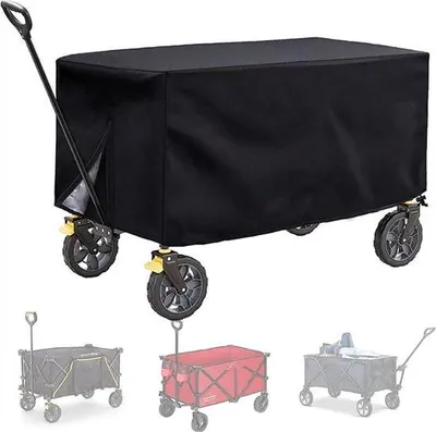 Produktbild von Famanu Schutzhülle für Handwagen - faltbare Bollerwagen Abdeckung - 210D Oxford - wasserdicht und UV-beständig