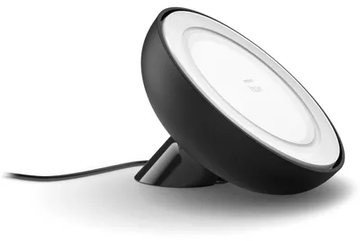 Zdjęcie produktu dla Philips Hue White and color ambiance Lampka Bloom, Inteligentna lampa stołowa, Bluetooth/Zigbee, Czarny, Zintegrowane LED, Metal, Niewymienialne źródło światła