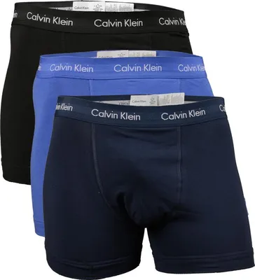 Immagine prodotto di 3 boxer CALVIN KLEIN Mod. U2662G Blu/Nero Taglia: xl