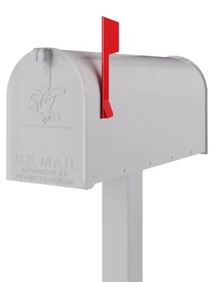 Produktbild von Standbriefkasten US Mailbox in Weiß