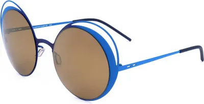 Zdjęcie produktu dla Okulary przeciwsłoneczne damskie Italia Independent MOD 0220 I THIN METAL, ciemnoniebieskie i niebieskie, rozmiar 53/21/140