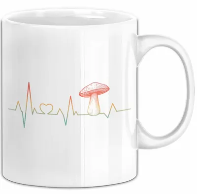 Produktbild von Pilzsammler Tasse Geschenk Pilze Sammeln Geschenkidee (Weiß)