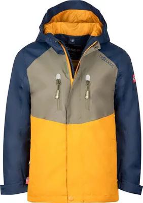 Produktbild von Trollkids Jungen Wasserdichte Jacke Gelb 418-331 Grösse 98