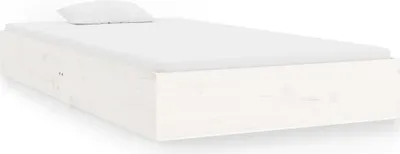 Produktbild von vidaXL Massivholzbett Weiß 90x200 cm