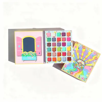 Image de Fleur sauvage impolie 30 pigments pressés et ombres à paupières