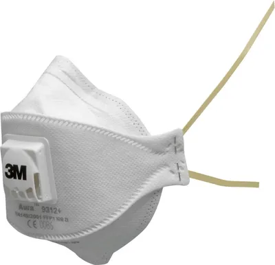 Immagine prodotto di Maschera respiratoria Aura 9312+ FFP1 / V NR D con valvola di espirazione, pieghevole