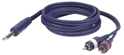 Immagine prodotto di Spine stereo da jack a doppio Rca 150 cm
