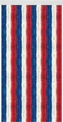 Obrázok produktu pre Fleecová záclona 80x220 cm v jednoduchých pruhoch červená - biela - modrá, mnoho farieb