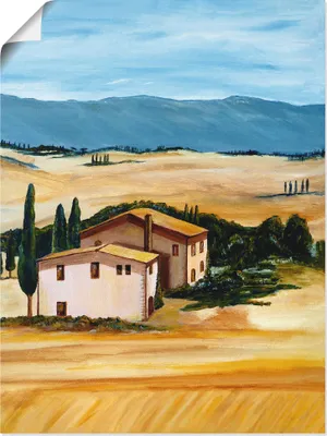 Produktbild von ARTland Poster Sommer in der Toskana Größe: 45x60 cm