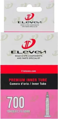 Produktbild von Eleven Presta 60 Mm Fahrradschlauch Rosa 700C / 28-47 Rosa 700C