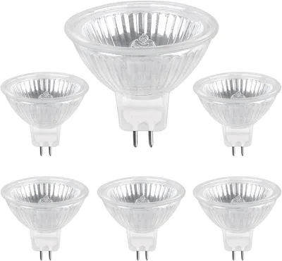 Produktbild von Halogen Reflektor 20W GU5.3, MR16 Halogenstrahler 12V Dimmbar, 205LM Warmwei? 2700K, MR16 GU5.3 Halogen fš¹r Landschaftsbeleuchtung, Schienenbeleuchtung, Einbaubeleuchtung, 6 Stš¹ck
