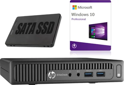Zdjęcie produktu dla Komputer PC HP EliteDesk 705 G3 Mini Business PC | AMD A10-8770E | 16 GB DDR4 | 128 GB SSD | Win10  | Klasa A