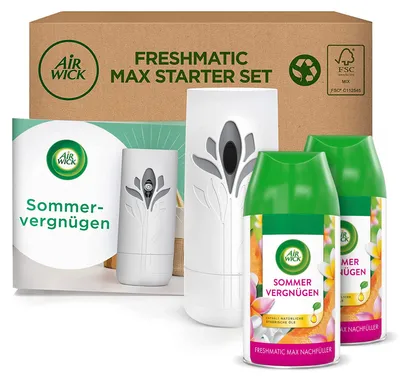 Produktbild von Air Wick Freshmatic Max eCom Starter-Set Sommervergnügen, Drinnen, Weiß
