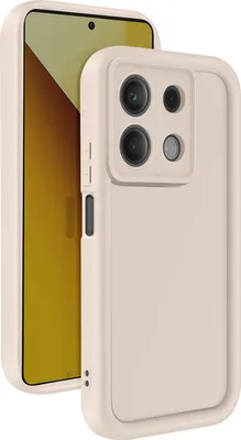 Immagine prodotto di Avizar, custodia per Xiaomi Redmi Note 13 Soft Touch con bordi rinforzati, beige