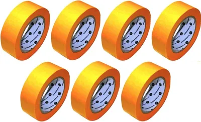 Immagine prodotto di 7x nastro per mascheratura klebemeister® 44mm nastro oro nastro da pittore nastro da pittore
