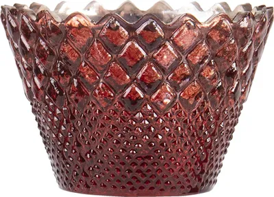 Produktbild von Clayre & Eef Teelichthalter Ø 10x7 cm Rot Glas