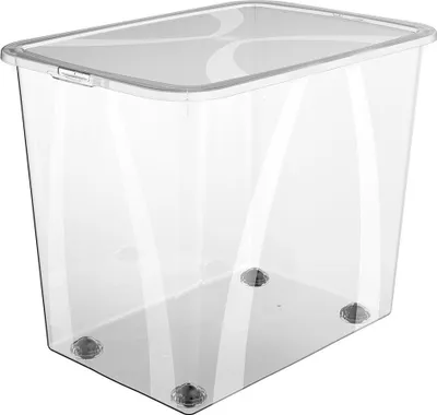 Produktbild von Box 70 l mit Deckel LONA, Farbe:Transparent