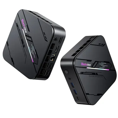 Obrázok produktu pre 2025 Blackview MP100 Pro Stolné počítače, Intel I9-12900HK Mini PC(14C/20T, do5,0GHz), 16GB DDR4 512GB SSD, Windows 11Pro, 4K 144Hz UHD Triple Display