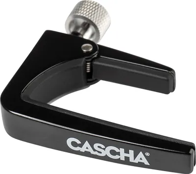 Produktbild von Cascha CACP2A Black Kapodaster für Akustikgitarre