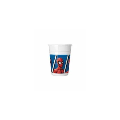 Produktbild von Spiderman Team Up Plastikbecher, 200 ml, 8 Stk.