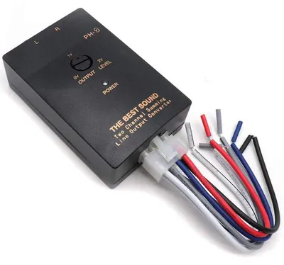 2-Kanal Line-Out-Converter, RCA Hoch-zu-Nieder, 50 W, einstellbar