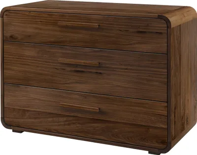 Produktbild von HASENA Kommode Sideboard Comano mit 3 Schubladen Nussbaum