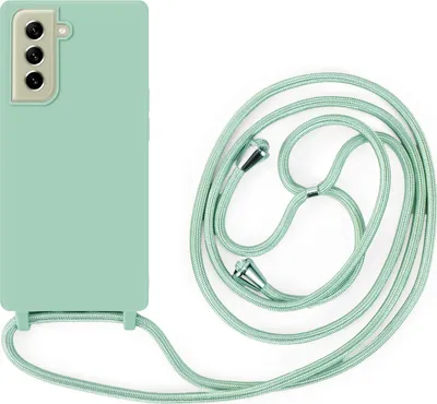 Produktbild von Handykette für Samsung Galaxy S21 FE Hanyhülle mit Band Hülle mit Kodel Smartphone Halskette in Mintgrün