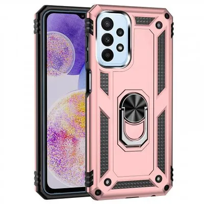 Produktbild von Armor Hülle Für Samsung Galaxy A23 5G (Glas-Variante) - Farbe: Rosegold - Modellkompatibilität: Für Samsung Galaxy A23 5G - Displayglas: Ohne 9H Displayglas
