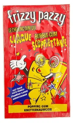 Produktbild von Fragola Frizzy Pazzy Brause-Kaugummis