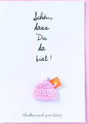 Produktbild von Räder Baby welcome Karte Schön, dass du da bist