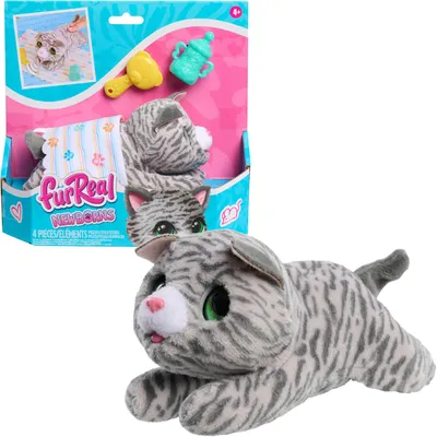 Image de FurReal Newborns : chaton interactif + accessoires