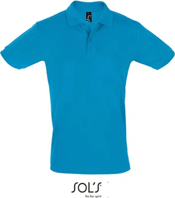 Image de SOLs 11346 | Polo Homme Perfect - Couleur : Aqua - Taille : M