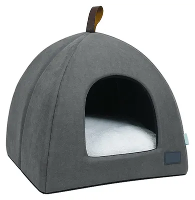 Katzenbett zusammenklappbar, grau, S, 34x34x33 cm, rutschfest
