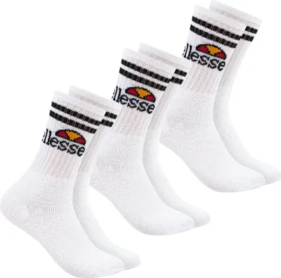 Produktbild von 43-46|ellesse Vulloni Uni Socken 3 Paar weiß SBSA3955-WHITE
