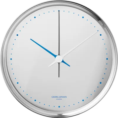 Image de Horloge murale Henning Koppel 22cm, acier inoxydable - Georg Jensen