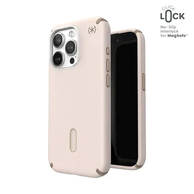 Zdjęcie produktu dla Speck Presidio2 Pro ClickLock & MagSafe - Etui iPhone 15 Pro (Bleached Bone / Heirloom Gold / Hazel Brown)