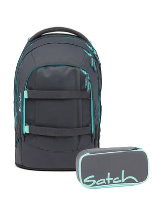 Produktbild von Satch Schulrucksack-Set PACK Mint Phantom 2-teilig, inkl. Mäppchen