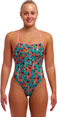 Produktbild von Funkita Strapped In One Piece Badeanzug Blau AUS 14 Damen Blau AUS 14