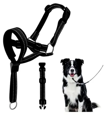 Produktbild von Antizuggeschirr für große Hunde, verstellbares Hundehalsband, Sicherheitsausrüstung für das Hundetraining