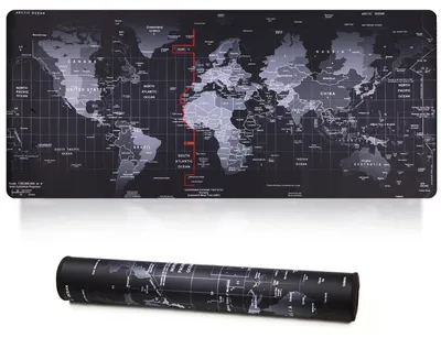 Image de Omgoods - Tapis de souris gaming XXL, 90x40 cm, bords cousus et base en caoutchouc antidérapante