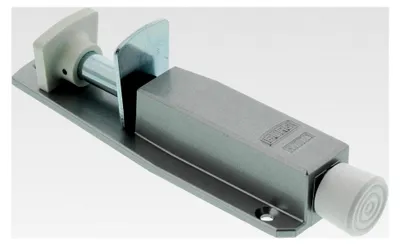 Produktbild von Türfeststeller TF 2 mit Schrauben, silber, Hub: 30 mm