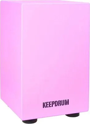 Image de keepdrum DC1M-PK Tabouret de tambour Junior Cajon Rose