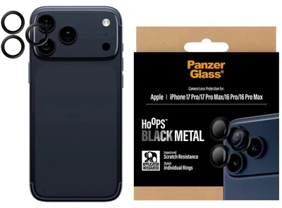 Productafbeelding van PanzerGlass Hoops Camera lens protector voor iPhone 17 Pro - Ultra-Clear case friendly